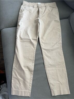 GAP Beige Straight-Leg Chinos